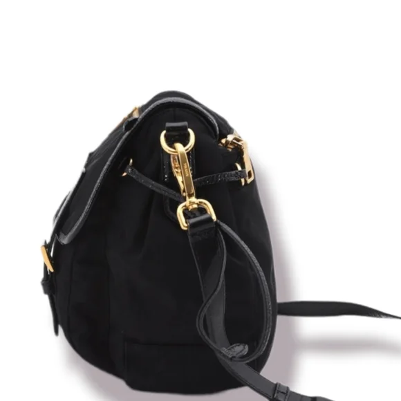 Authentic Prada Messenger Buckle Vela Tessuto Small Crossbody Bag - Picture 4 of 11